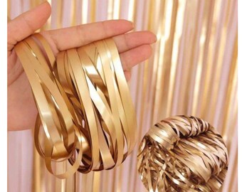 Fringe Backdrop,  3 feet wide 6 feet long, Fringe Curtain,  Photo Booth Backdrop, Rose Gold, Gold, Silver, White, Black, Pink, Turquoise