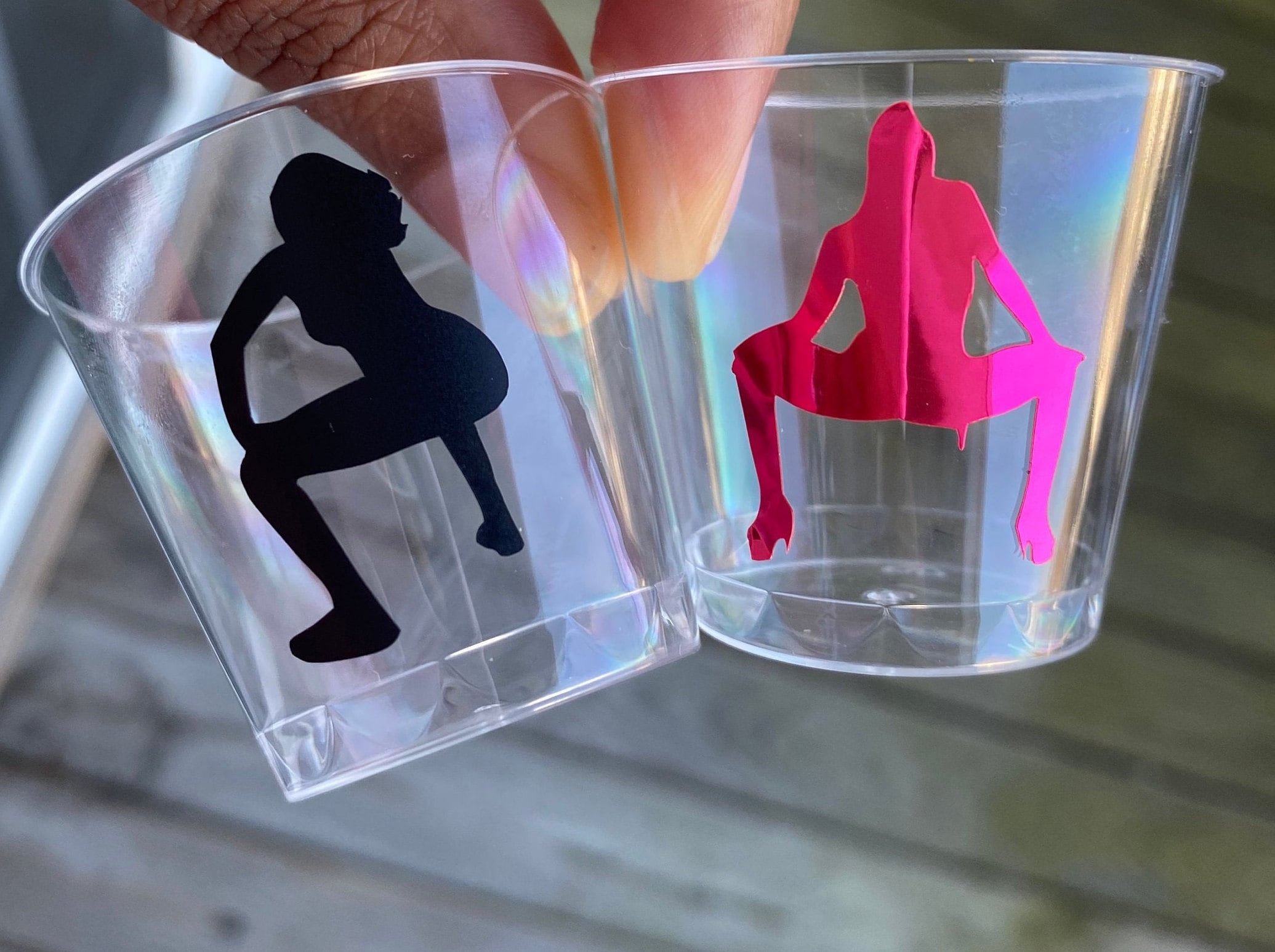 21st Birthday Decorations, Birthday Decorations, Twerk Party, Birthday Shot glasses, 25th, 30th, 35th, 45th,