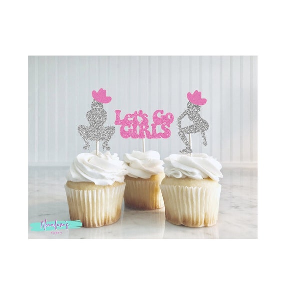 Space Cowgirl Bachelorette Cupcake Toppers Nash Bash Etsy 日本