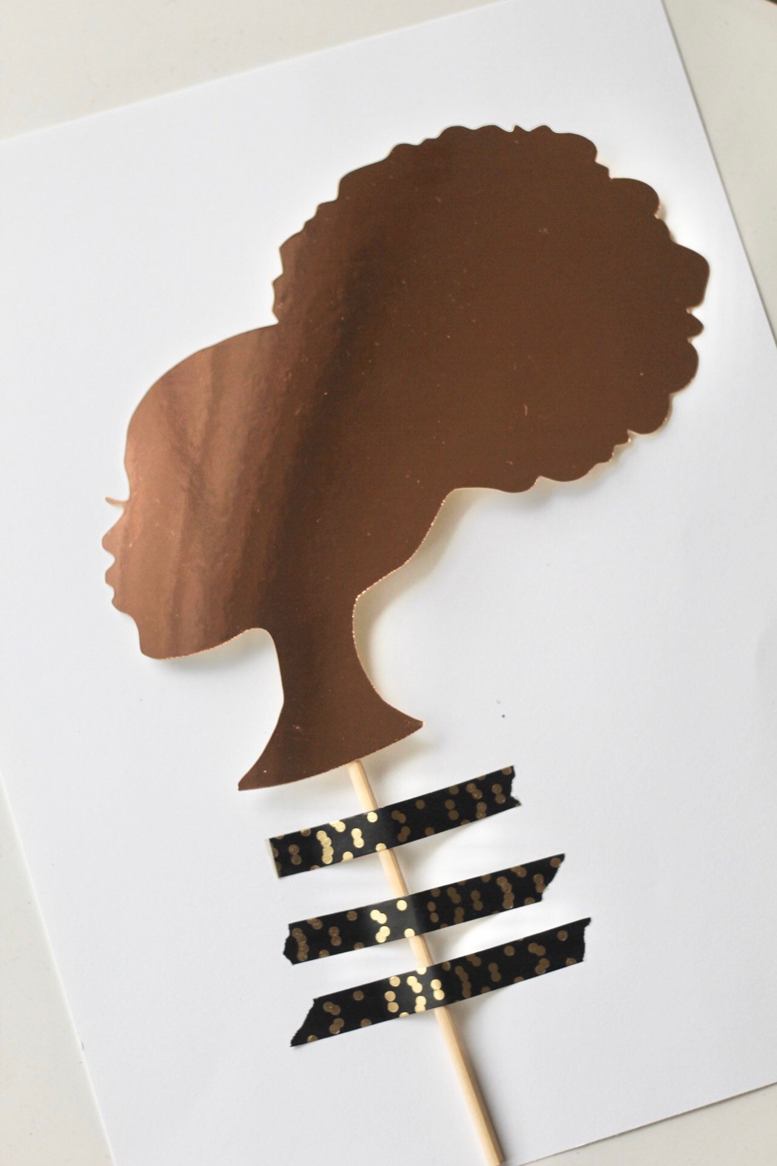 Afro Cake Topper Natural Hair Cake Topper Melanin Poppin Etsy