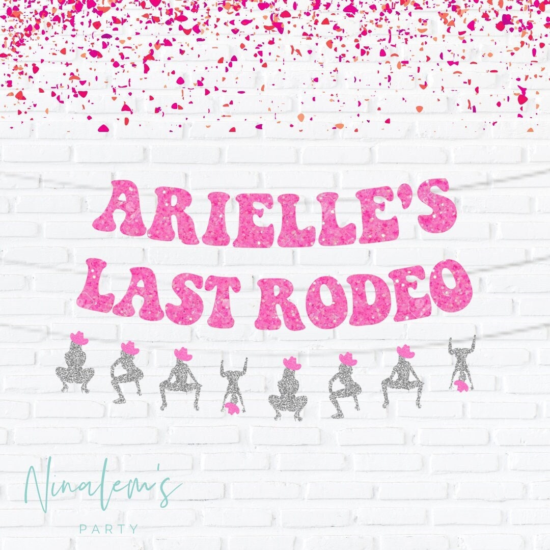 Space Cowgirl Bachelorette Sign, Custom Last Rodeo Banner, Nash Bash ...