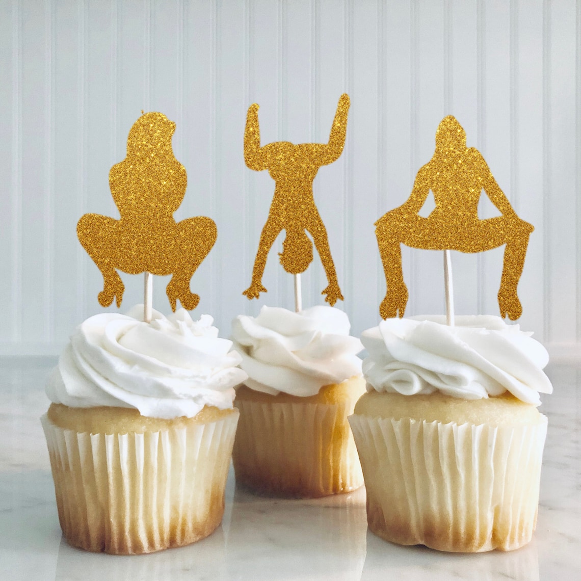 Bachelorette Party Cupcake Toppers Stripper Cupcake Toppers Etsy