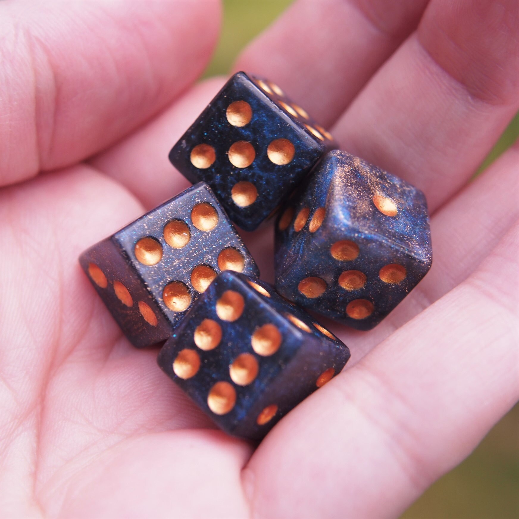 Created /& Produced by MacGregor Historic Games Bone Nightmare Six-Sided Die Resin Six Sided Die