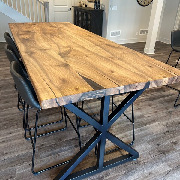 Live Edge Bar Table Etsy