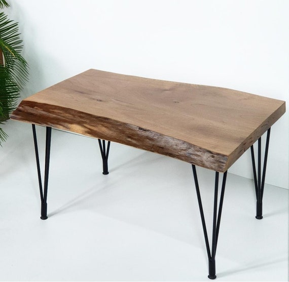 Walnut Coffee TableRustic TableBlack Walnut TableSofa Etsy