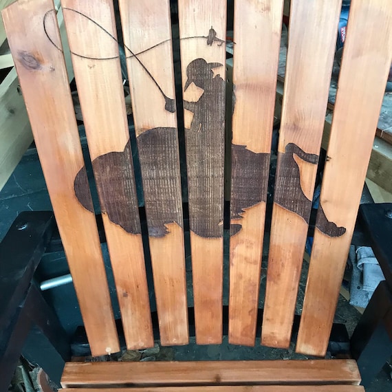 Custom Engraved Cedar Adirondack Chair Etsy UK