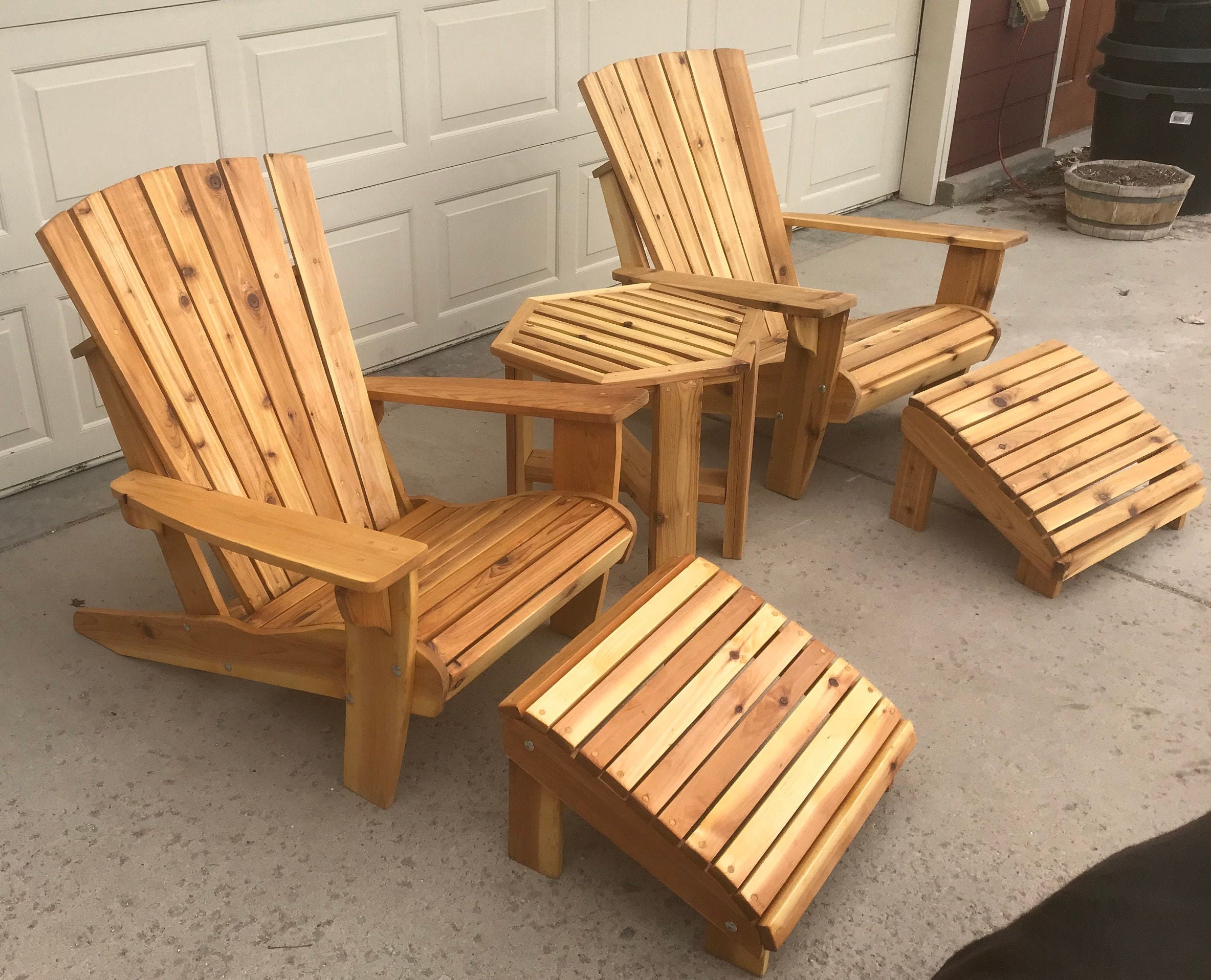 Custom Engraved Cedar Adirondack Chair Etsy UK