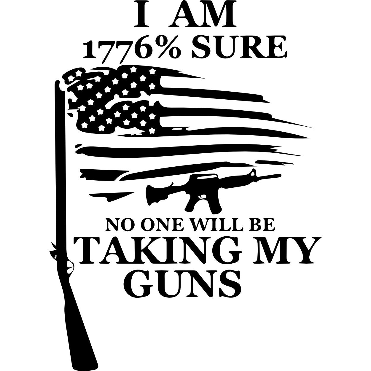 I Am 1776 Sure No One Will Be Taking My Guns SVG PNG JPEG Etsy
