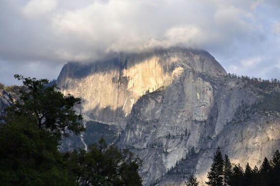Yosemite Half Dome Poster Yosemite Wall Art Yosemite Wall Etsy