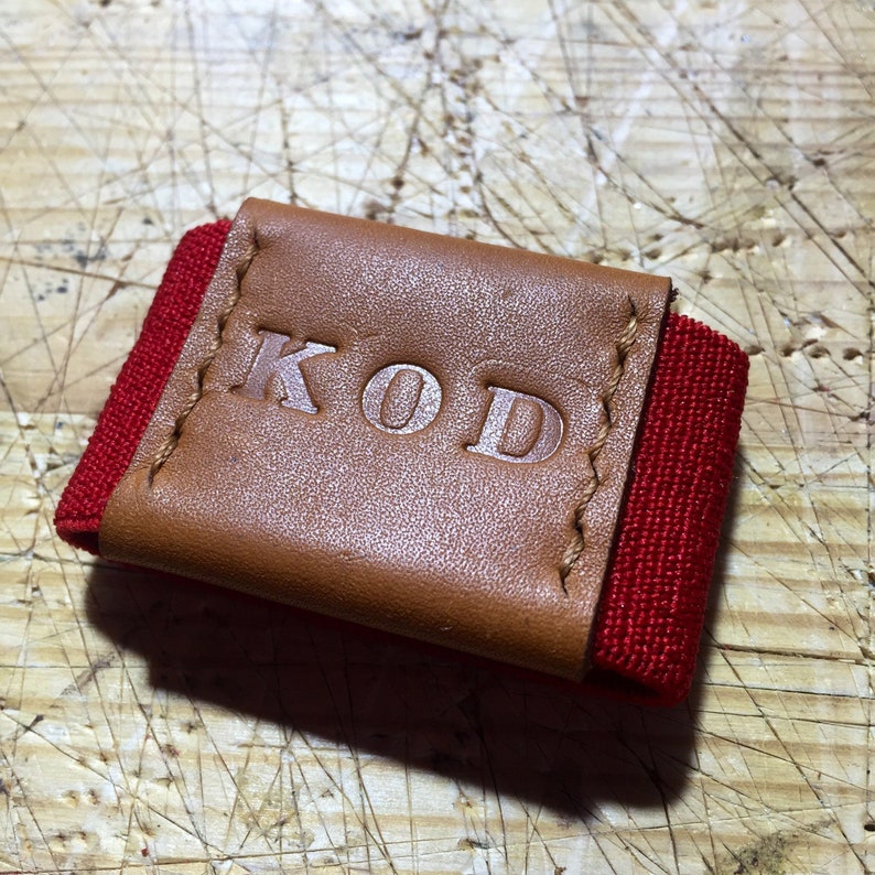 Leather Wallet With Elastic Band Keweenaw Bay Indian Community