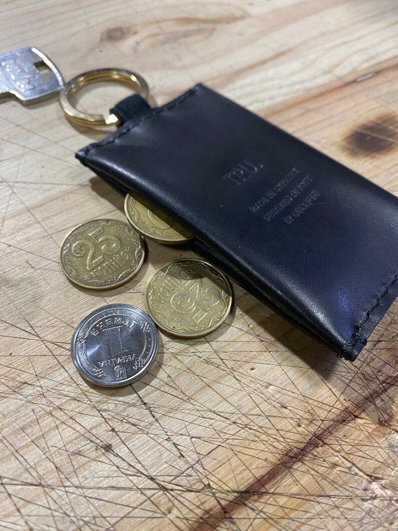 Keychain coin wallet Etsy