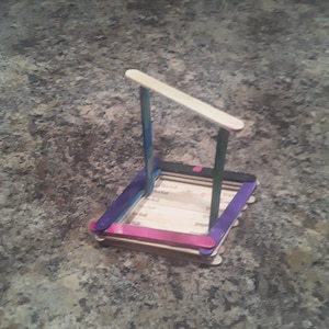 Handmade  Popsiclestick Mini Boat