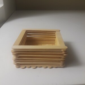 Custom Made Popsicle Stick Box