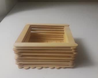 Custom Made Popsicle Stick Box
