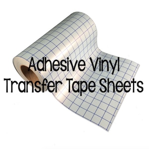 Transfer Tape W/blue Grid lined for Your Vinyl Project CRICUT Expression,  Silhouette. Etc. Crafts Scrapbooking Etc BEST SELLER 