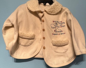 Vintage Farm Animal Toddler Sweater