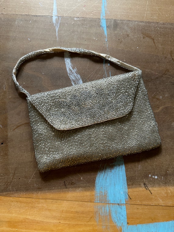 vintage beaded evening bag