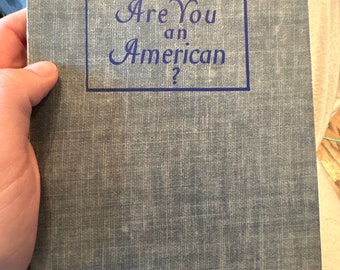 Are you an American? Vintage book