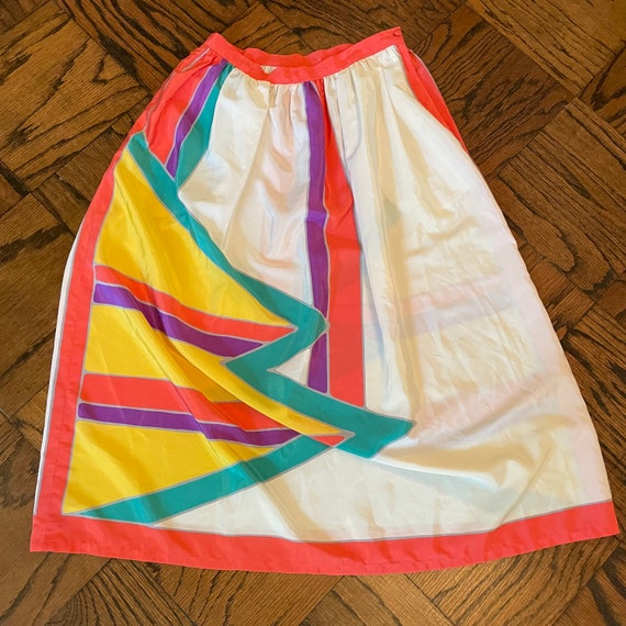 Studio M colorful vintage skirt - image 1