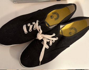 Black Vintage Keds Women's Sneakers // 6.5 // 50s/60s