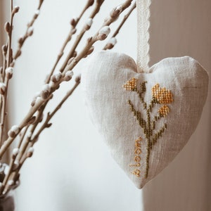 BLOOM Flower Counted Cross Stitch Pattern PDF. Mini floral x-stitch pattern. Modern embroidery flower Digital Instant Download. Fabric decor