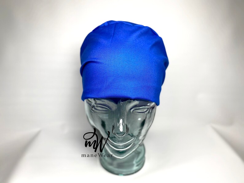 Royal Blue Satin Lined Scrub Cap Scrub Hat Satin lined Surgical Scrub Cap Satin Lined Surgical Scrub Hat Scrub Cap
