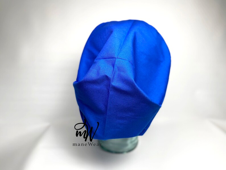 Royal Blue Satin Lined Scrub Cap Scrub Hat Satin lined Surgical Scrub Cap Satin Lined Surgical Scrub Hat Scrub Cap