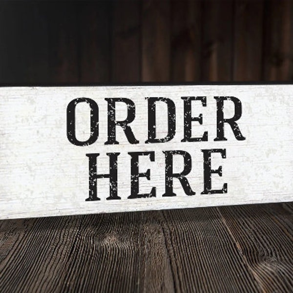 Order Here Sign - Etsy