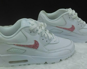 Genuine Bling Nike Air Max 90s embellished with Genuine | Etsy Crystalicious® Embellished Nike Air Max 90 Back & Ticks*