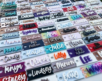 Personalized Tumbler Name Tag: Quencher H2.0 Accessory