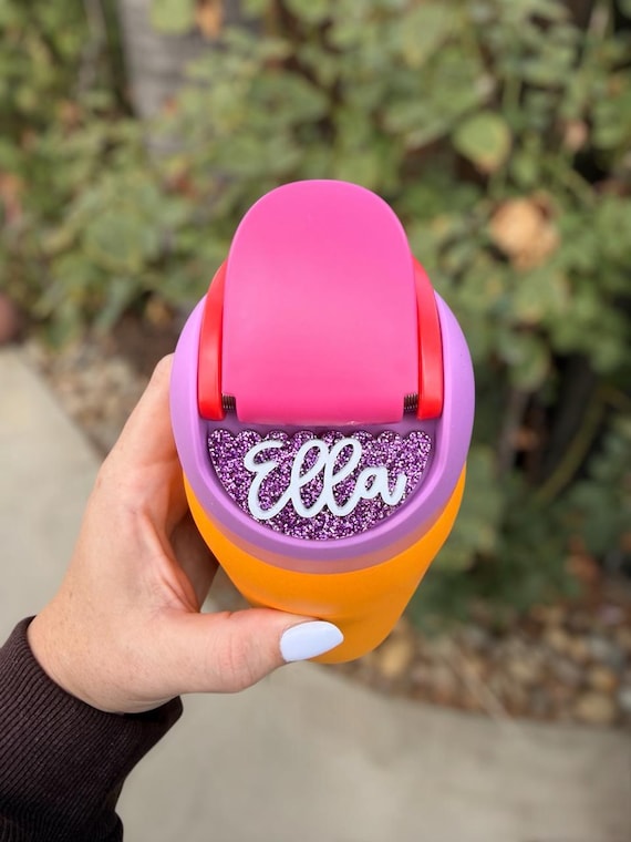 Name plate for owala tumbler, owala tumbler name, owala name plate, scalloped name plate, owala accessories, name tag for owala, owala name