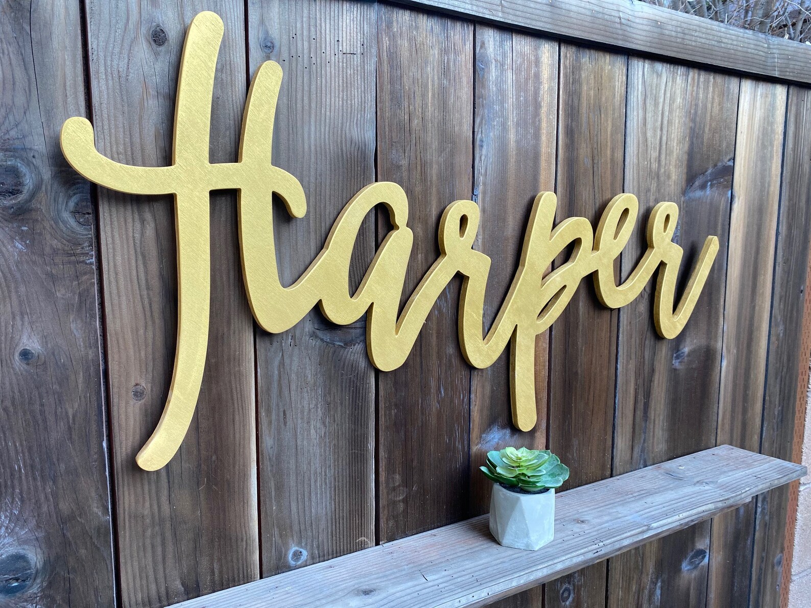 Wall Letters Wooden Name Letter Wall Decor Nursery Wall Etsy