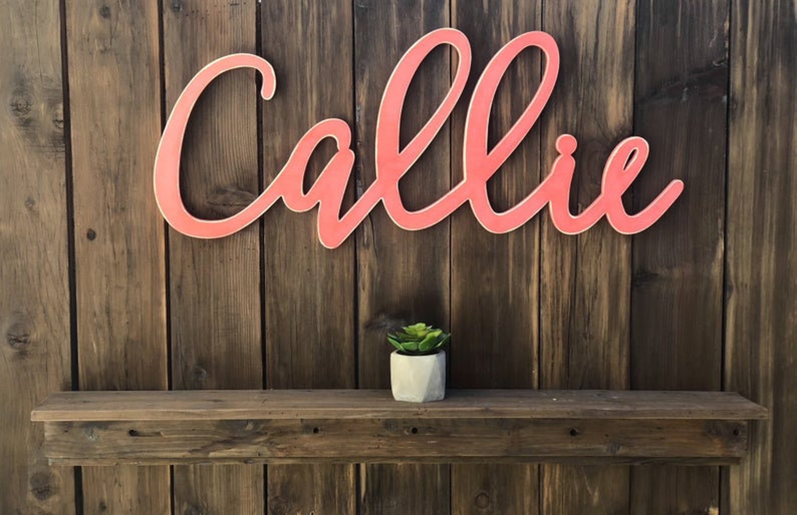 Wall Letters Wooden Name Letter Wall Decor Nursery Wall | Etsy