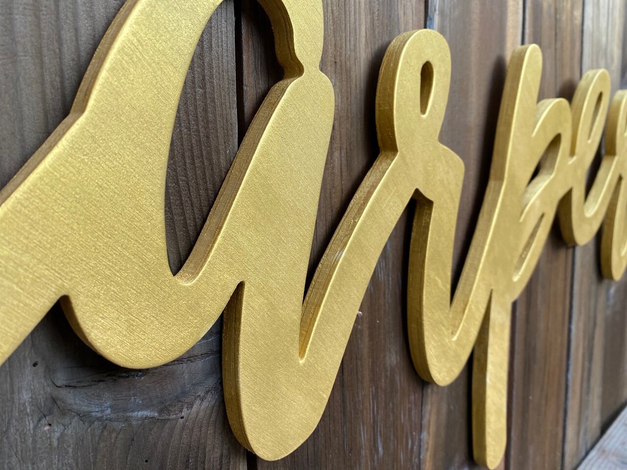 Wall Letters Wooden Name Letter Wall Decor Nursery Wall Etsy