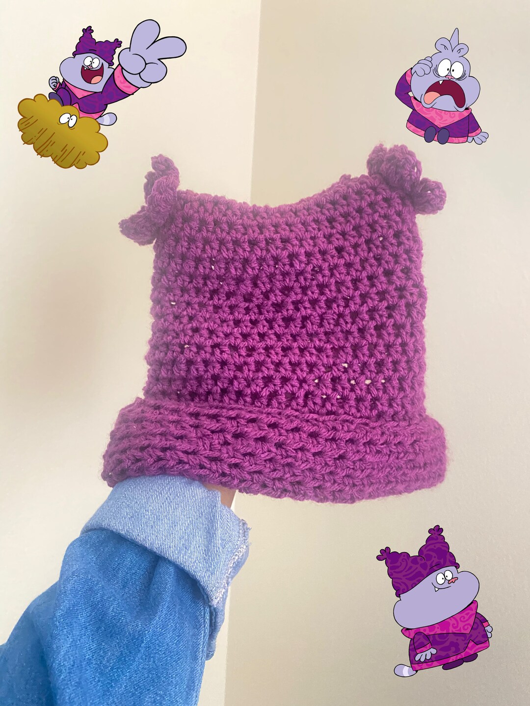 Chowder Crochet Beanie, Character Hat, Crochet Hat, Crochet Pattern
