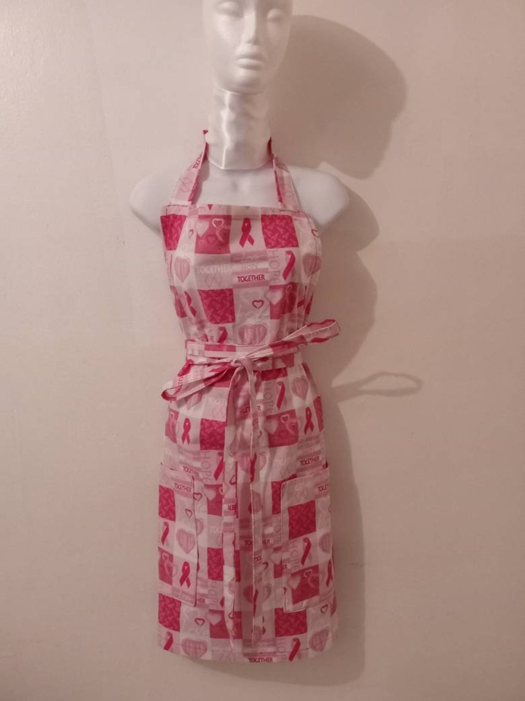 Shades of Pink Breast Cancer Healing Awareness Apron 159 Etsy