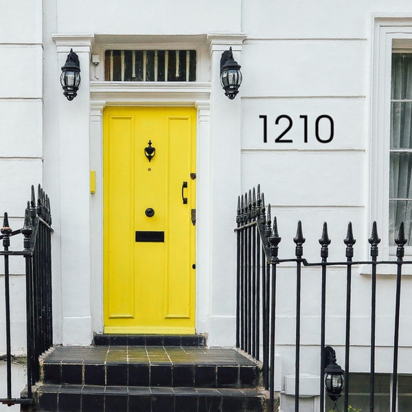 10'' Modern House numbers, Address number, Door number, Avalon font