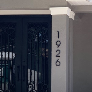 8'' Modern House numbers, Address number, Door number, Avalon font