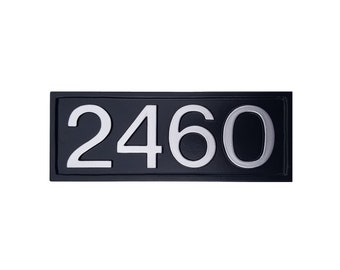 Address plaque,  cast metal address sign,  house sign, door sign, number sign, address sign, house number plaque