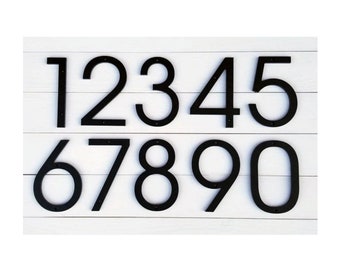 4'' Modern House numbers, Address number, Door number, Avalon font