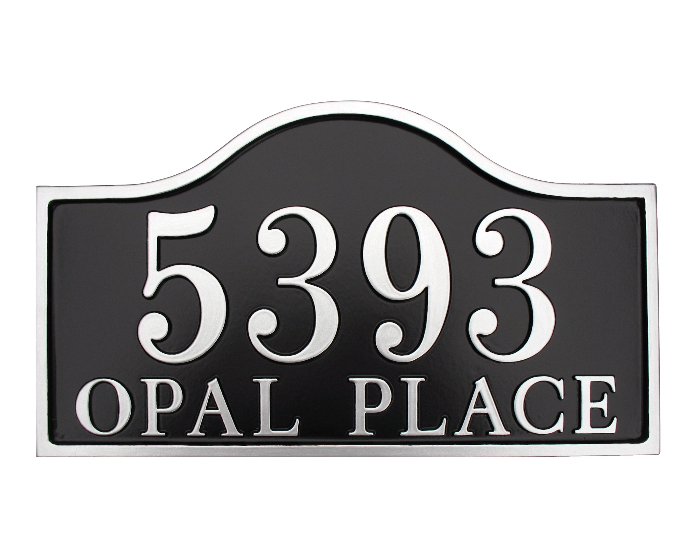 Address Plaque Cast Metal Address Sign Cottage Sign House Etsy Canada