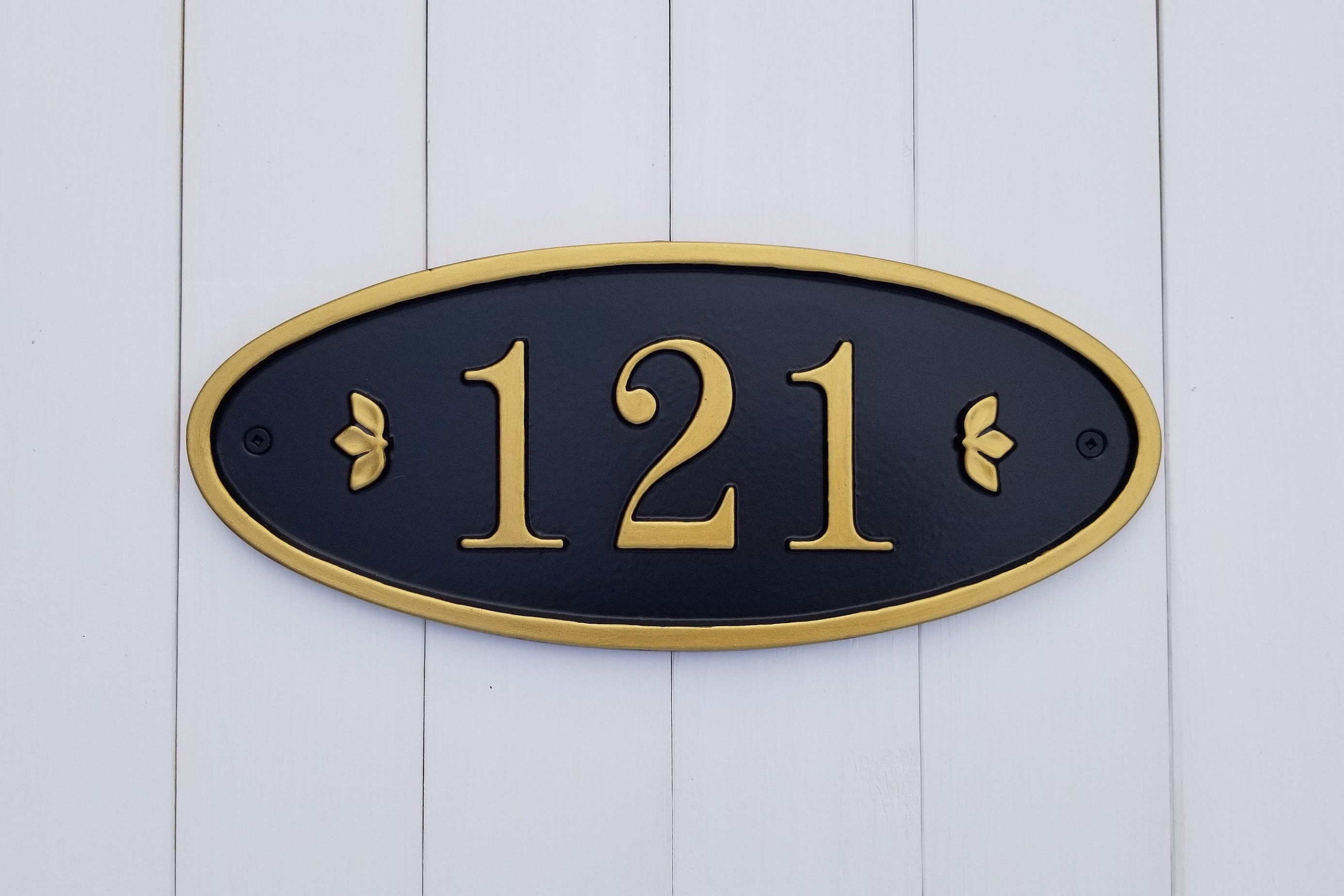 200x140mm Personalised House Number Sign Door Numbers Street Address Plaques New 