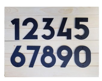 6'' Bold modern House numbers, Address number, Door number, Art Deco