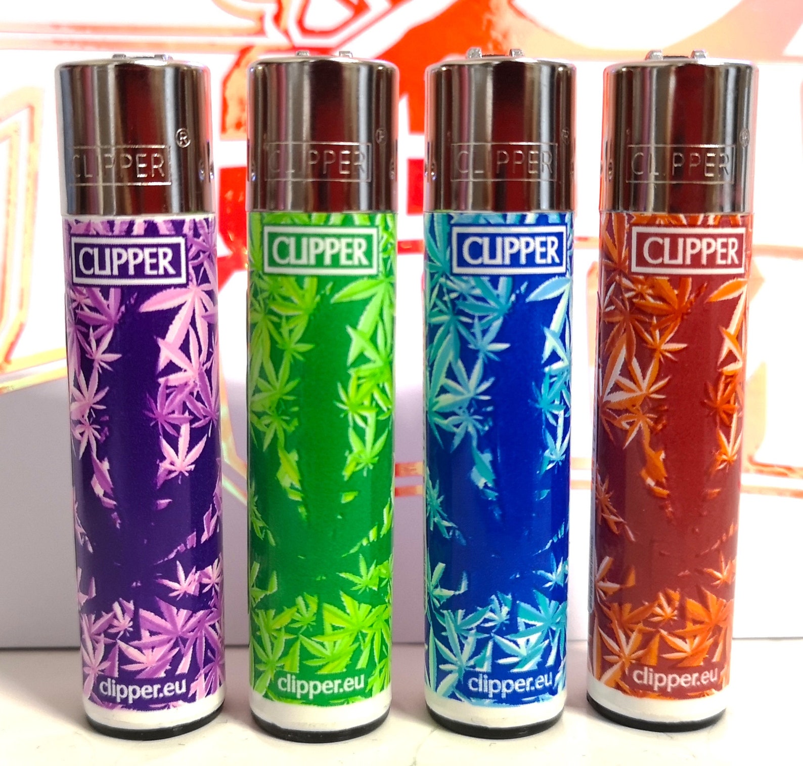 4 x COLOR LEAVES 1 Rare Clipper Lighters Unique Funny Cool Etsy