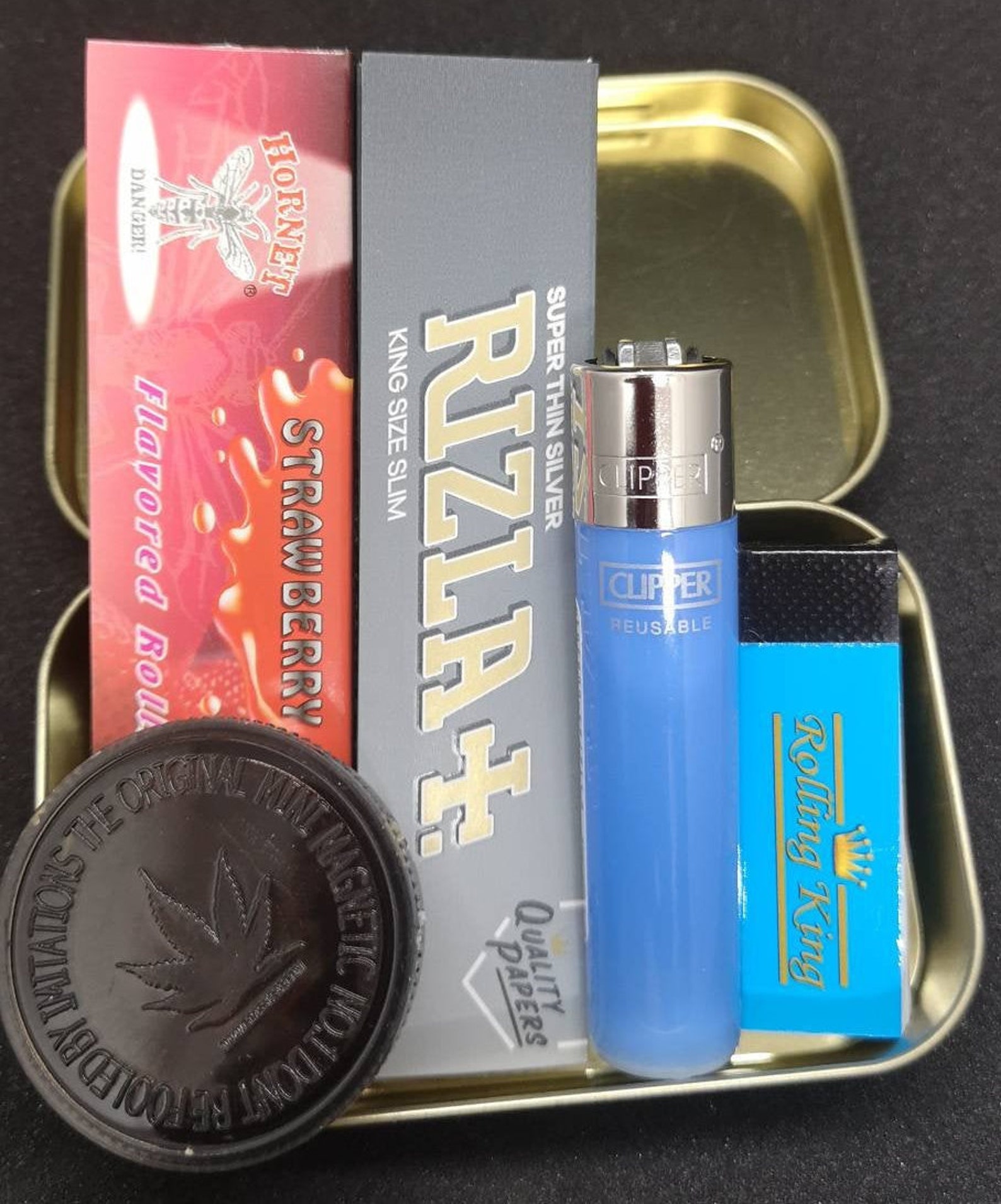 Mini Stoner Care Package Gift Set Grinder set / Roach tips and Etsy