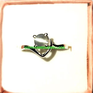 Natural Chrysoberyl Cat&#39;s Eye Ring: 925 Sterling Silver Handmade Jewelry