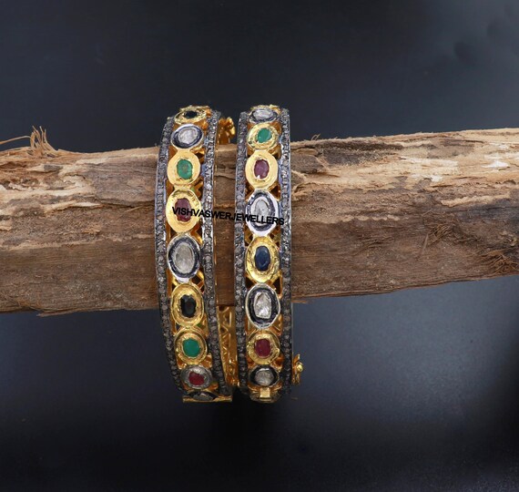 Anello Con Smeraldi, Zaffiri, Rubini E Oro 18kt – Stefania La Porta - Foto 4