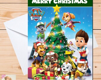 Paw Patrol Christmas Dated 2022 Paw Patrol Christmas | Etsy Uk