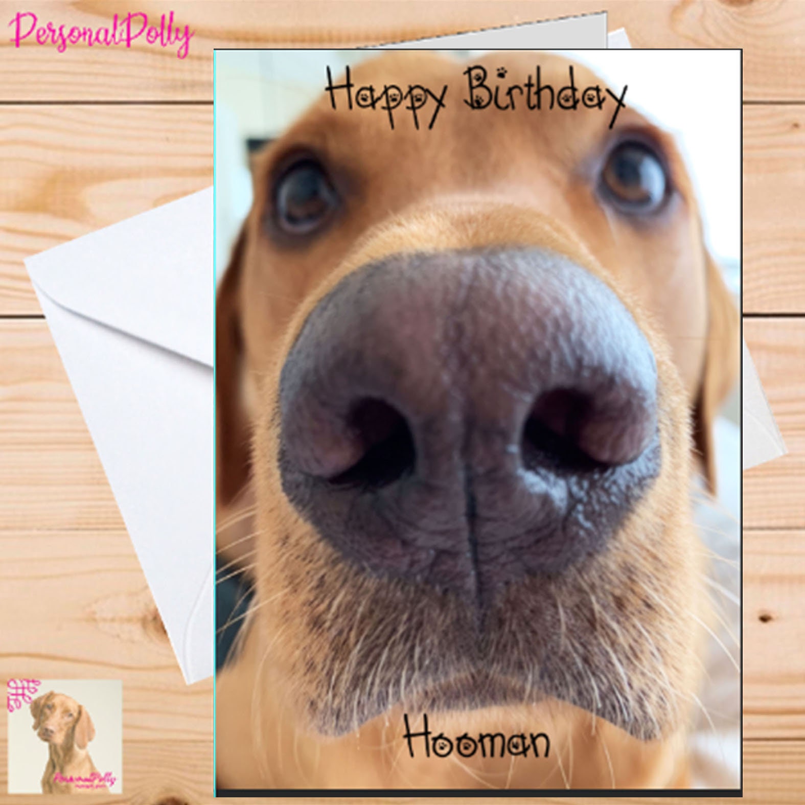 Personalised Fox Red Labrador Card Funny Christmas Birthday Etsy Uk