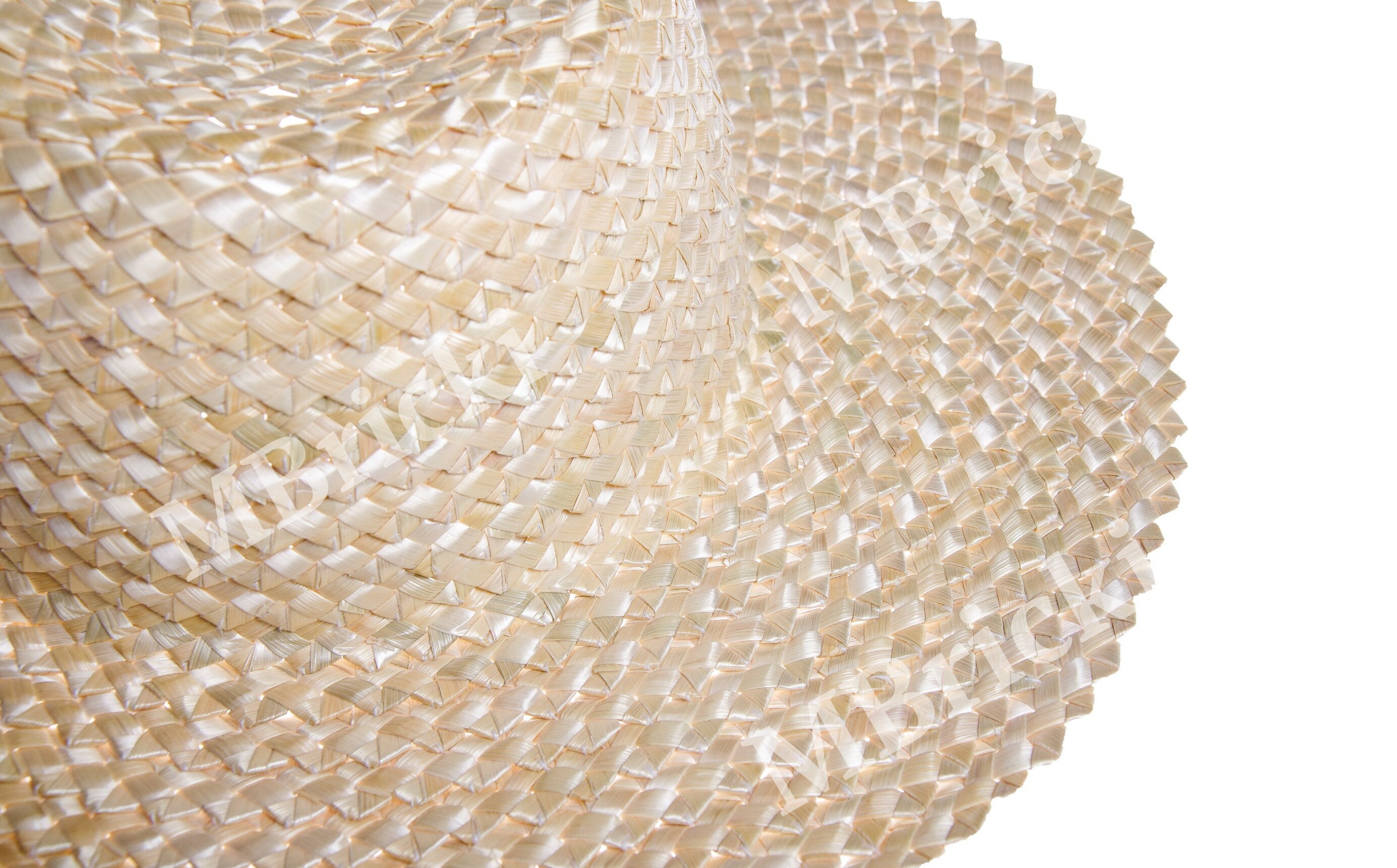 Braided Straw Hat. Handmade Traditional Ukrainian Straw Hat